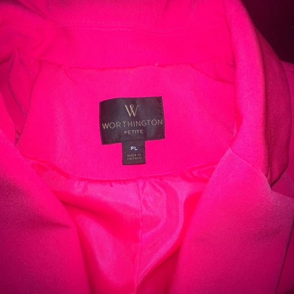 UEC WORTHINGTON NEON PINK BLAZER JACKET SZ PL - Picture 10 of 10